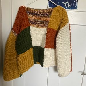 Hand-knitted sweater